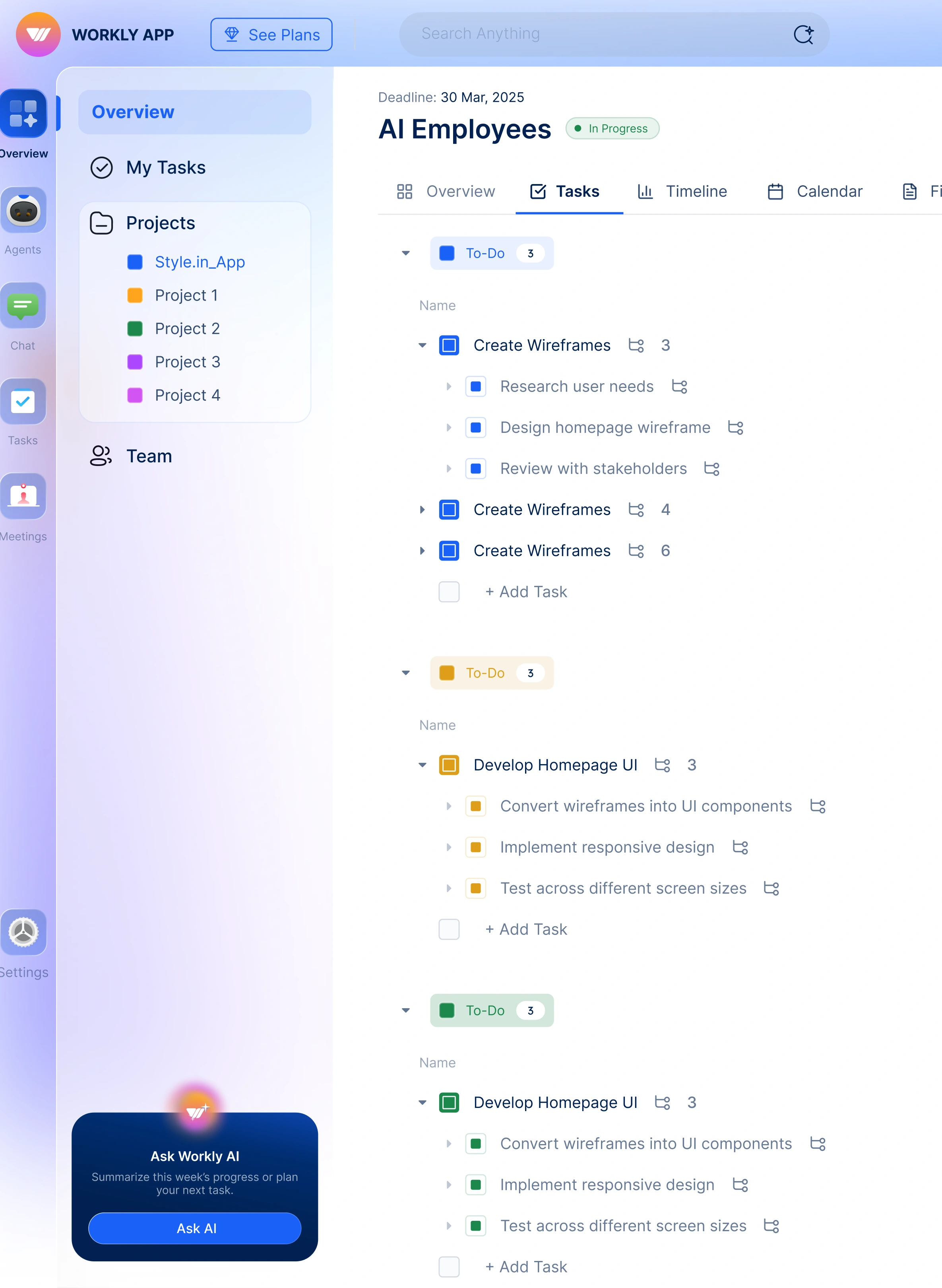 Product & UI/UX design project example