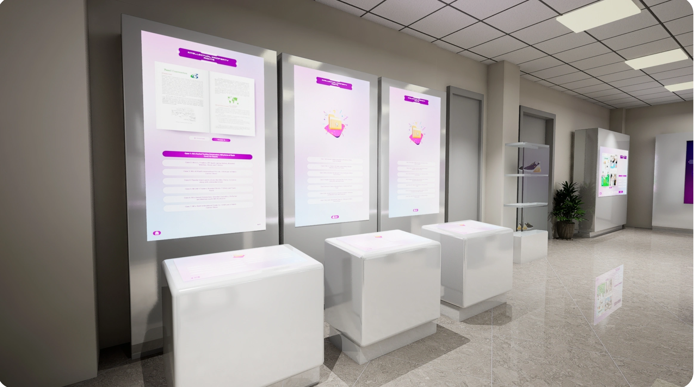 NACIN interactive learning stations site render