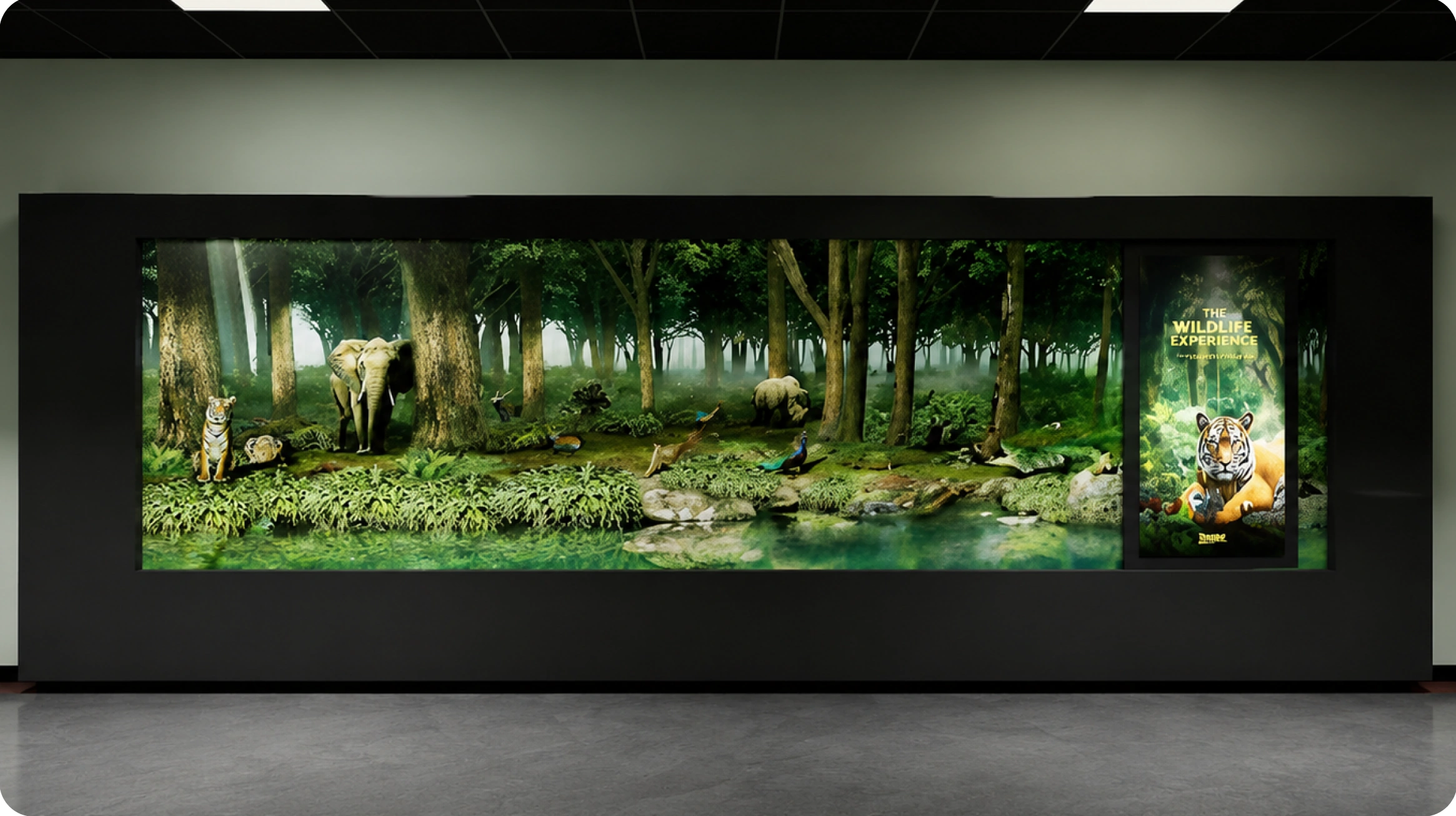NACIN wildlife exhibit site render